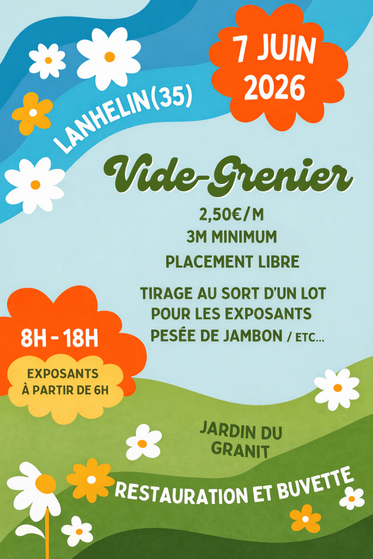 vide grenier 7 juin