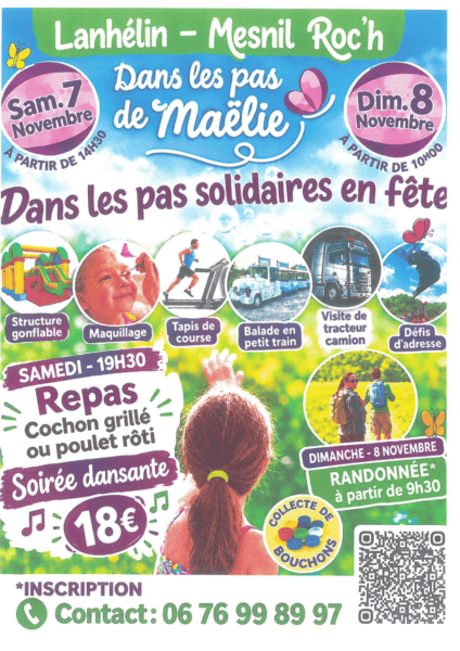 affiches dans les pas de maëlie 7 et 8 novembre 1