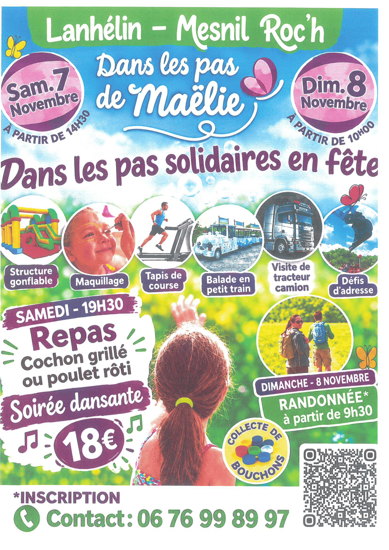 affiches dans les pas de maëlie 7 et 8 novembre 1